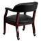 Emma and Oliver Conference Chair with Accent Nail Trim and Casters